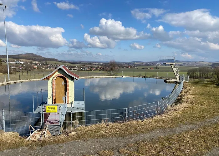 펜션 Bimmelbahn- Familienferienhaus 100 M Am Dampflokbahnhof Sauna Trampolin Spielezimmer *